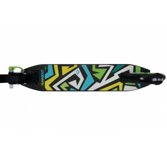 Міський самокат Schildkröt City Scooter RunAbout 145 мм чорний/зелений (510304)