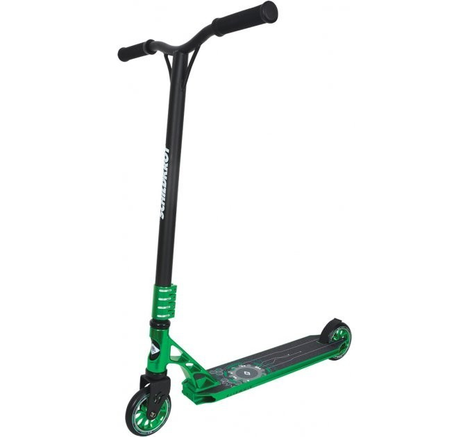 Самокат трюковий Schildkrot Flipwhip Hydro Чорний/Зелений (510403)