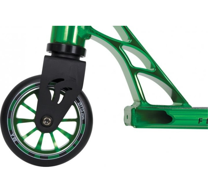 Самокат трюковий Schildkrot Flipwhip Hydro Чорний/Зелений (510403)