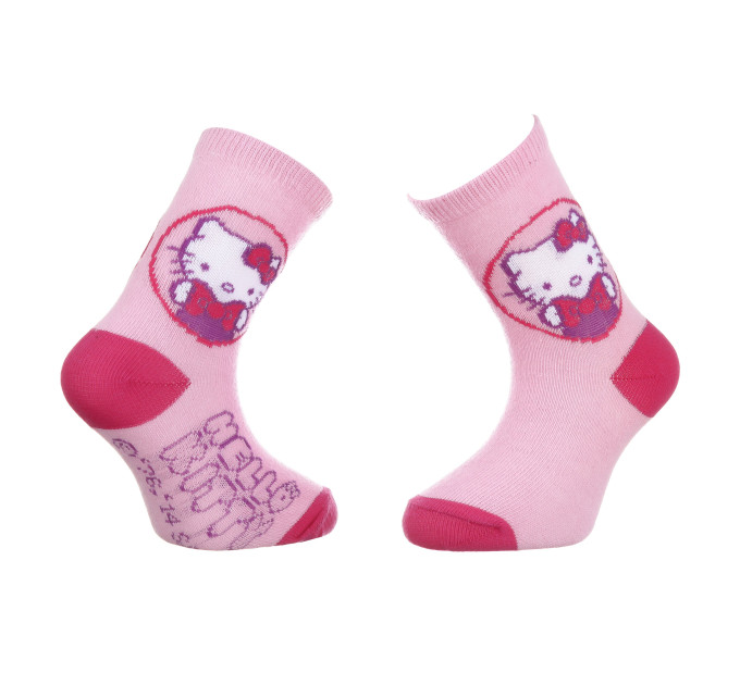 Шкарпетки Hello Kitty Head Hk Writing 19-22 pink 32770-7