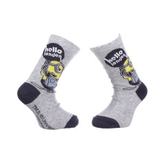 Шкарпетки Minions Hello London 27-30 gray 37014-1