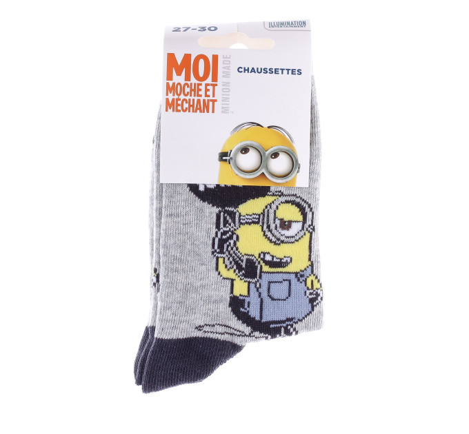 Шкарпетки Minions Hello London 27-30 gray 37014-1