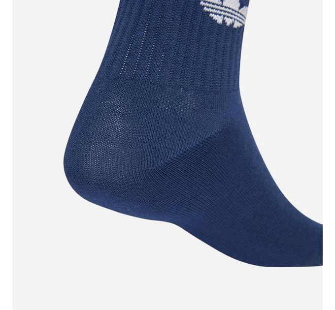 Шкарпетки Adidas 3S CREW S 3P білий, темно-синій Уні M (40-42) JV7408 M (40-42)