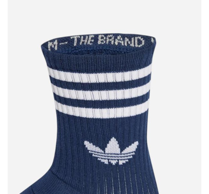 Шкарпетки Adidas 3S CREW S 3P білий, темно-синій Уні M (40-42) JV7408 M (40-42)
