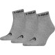 Шкарпетки Head Elements all sports quarter 3 pairs Сірий 35-38 (701229010-004 35-38)