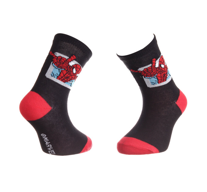 Шкарпетки Marvel Spider-Man Ds Carre 19-22 black 43890147-2