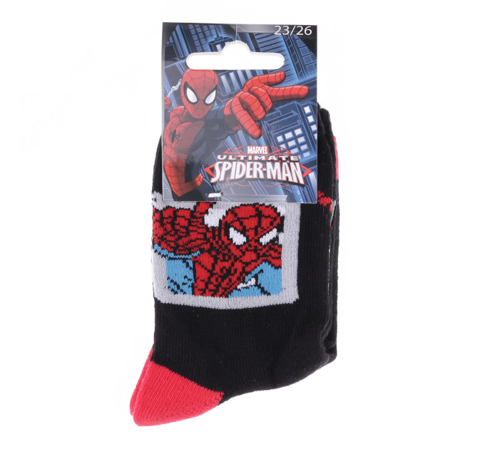 Шкарпетки Marvel Spider-Man Ds Carre 19-22 black 43890147-2