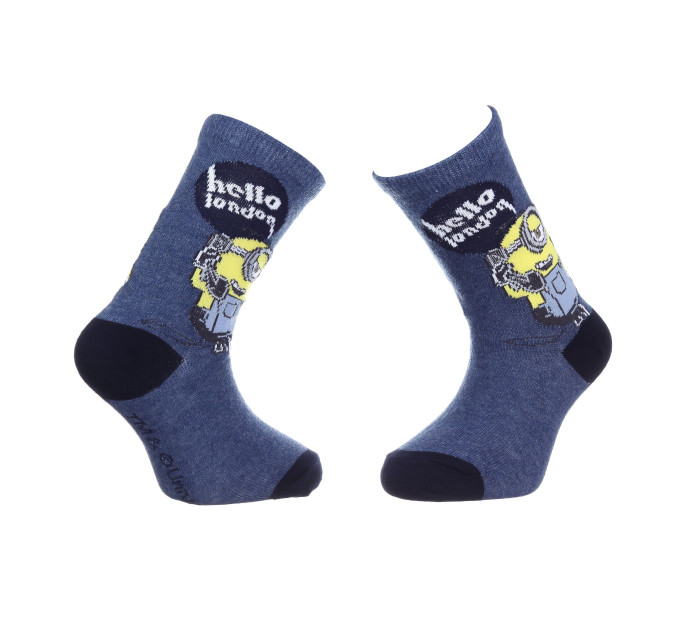 Шкарпетки Minions Hello London 27-30 denim 37014-2