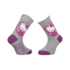 Шкарпетки Hello Kitty Head Hk Writing 19-22 gray 32770-3