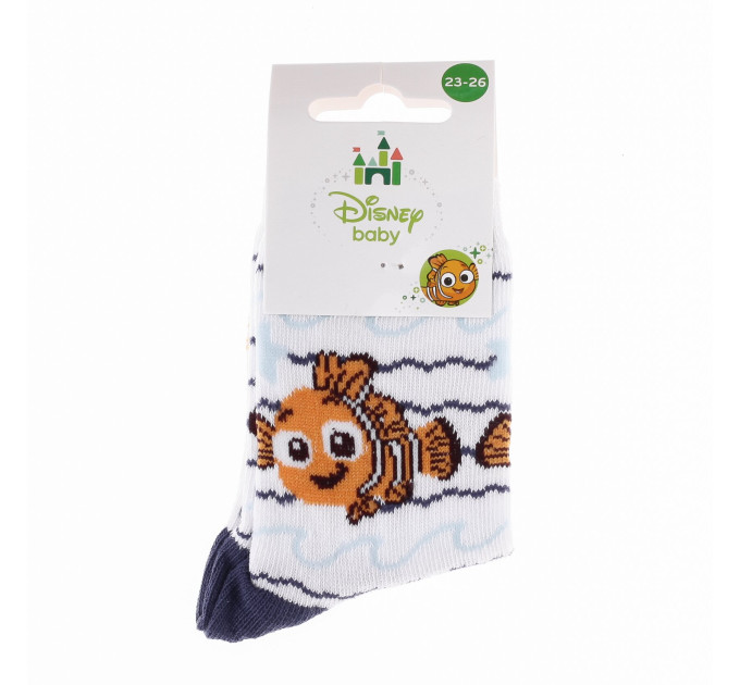 Шкарпетки Disney Nemo-Baby Boy Nemo Wave Starfish 19-22 white 43847651-3
