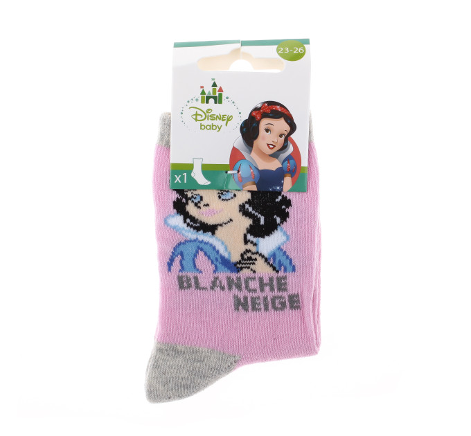 Шкарпетки Disney Snow White Princess 23-26 gray/pink 43891047-5