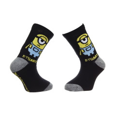 Шкарпетки Minions Stuart 31-34 black/gray 35124-1 Шкарпетки Minions Stuart 31-34 black/gray 35124-1