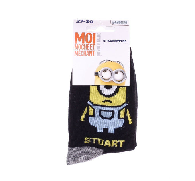 Шкарпетки Minions Stuart 31-34 black/gray 35124-1