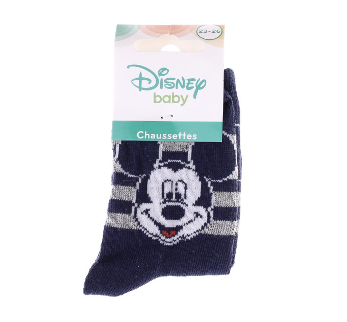 Шкарпетки Disney Mickey Head Stripes 23-26 blue 43891247-3