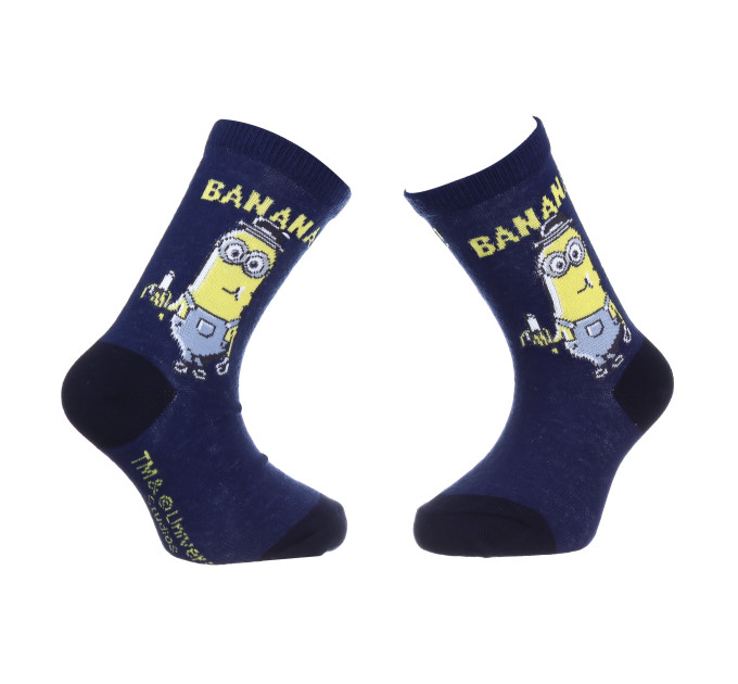 Шкарпетки Minions Minion And Banana 27-30 blue 37014-3
