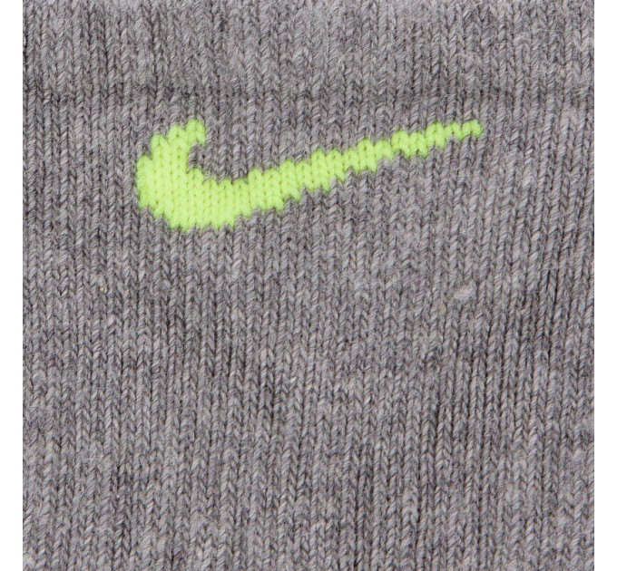 Шкарпетки Nike Performance Cushioned No-Show 3-pack 38-42 black/gray/white SX6843-906