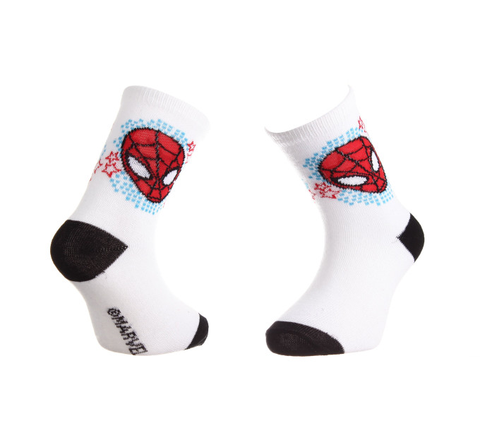 Шкарпетки Marvel Spider Man Head Spiderman Stars 19-22 white 43890147-4