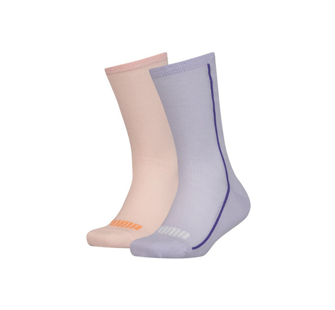 Шкарпетки Puma Girls' Mesh Socks 2-pack 39-42 orange/purple 104006001-012 Шкарпетки Puma Girls' Mesh Socks 2-pack 39-42 orange/purple 104006001-012