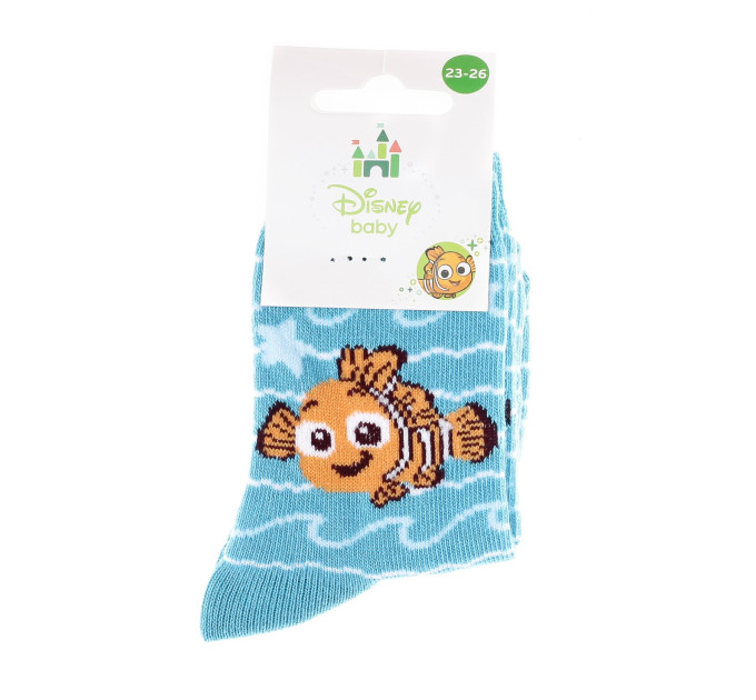 Шкарпетки Disney Nemo-Baby Boy Nemo Wave Starfish 19-22 blue 43847651-4