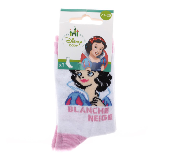 Шкарпетки Disney Snow White Princess 23-26 white/pink 43891047-6