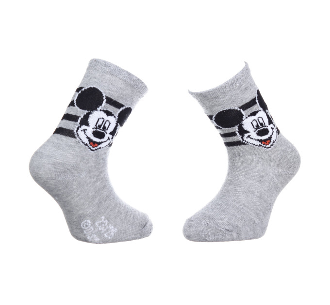 Шкарпетки Disney Mickey Head Stripes 23-26 gray 43891247-4
