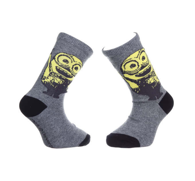 Шкарпетки Minions Minion Group 31-34 black/gray 37014-8