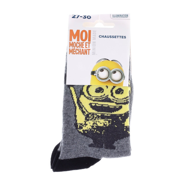 Шкарпетки Minions Minion Group 31-34 black/gray 37014-8
