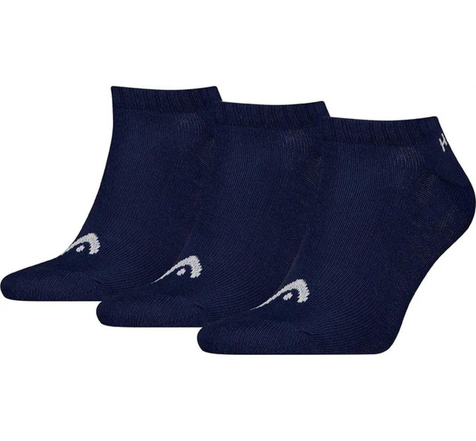 Шкарпетки Head Elements all sports sneaker 3 pairs Темно-синій 35-38 (701229011-003 35-38)