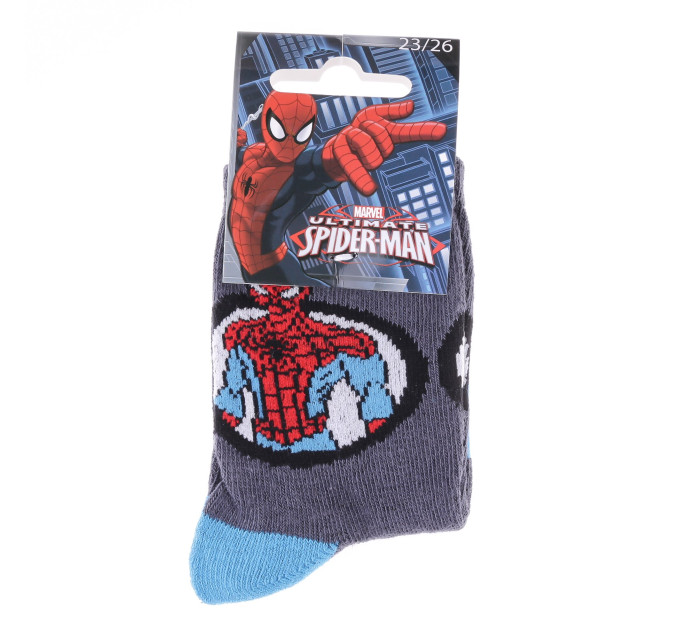 Шкарпетки Marvel Spider Man Bust Spiderman Spider 19-22 gray 43890147-6