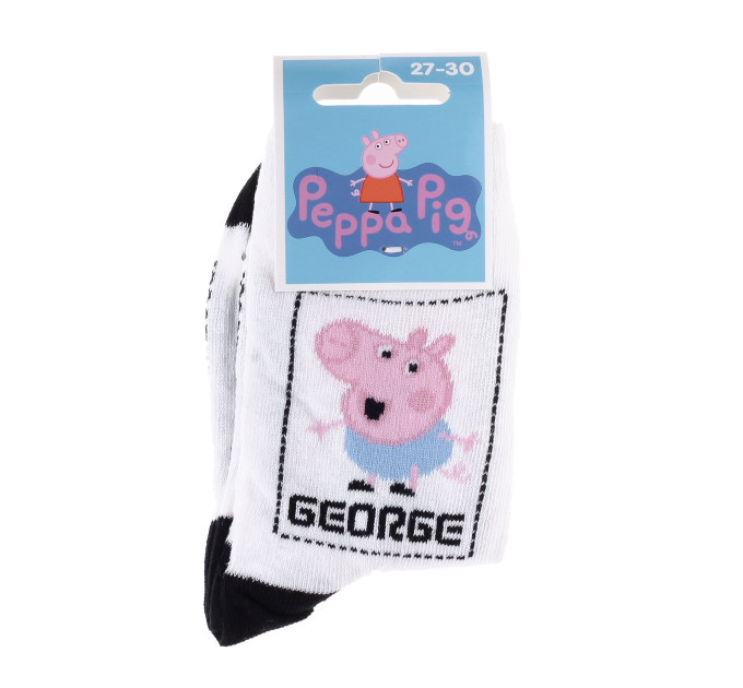 Шкарпетки Peppa Pig George In Frame 19-22 white 43849551-2