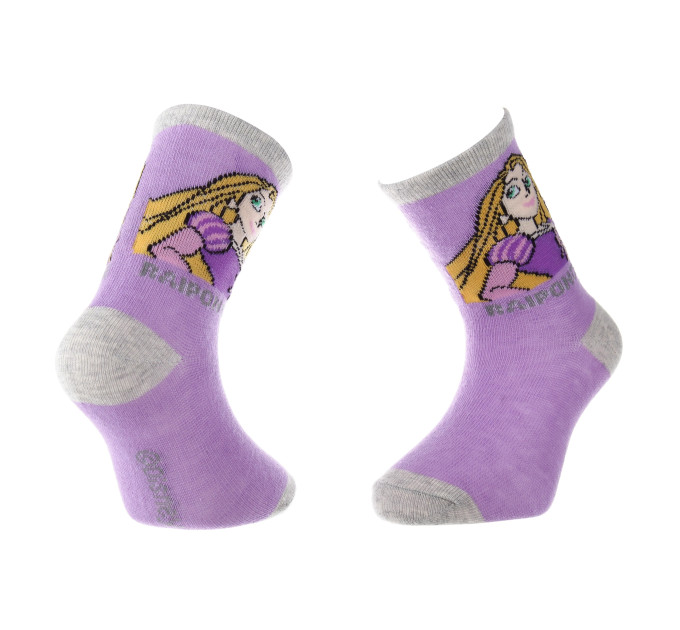 Шкарпетки Disney Princess Raiponce 19-22 gray/purple 43891047-8
