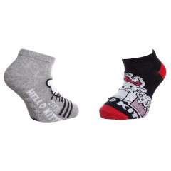 Шкарпетки Hello Kitty Socks 2-pack 27-30 gray/black 37712-1