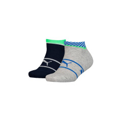 Шкарпетки Puma Boys' Sneaker Stripe 2-pack 39-42 black/gray 104001001-020