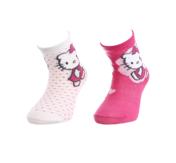 Шкарпетки Hello Kitty Socks 19-22 white/magenta 36785-1