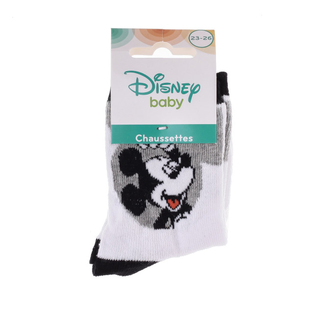 Шкарпетки Disney Mickey Winner 19-22 white 43891247-2