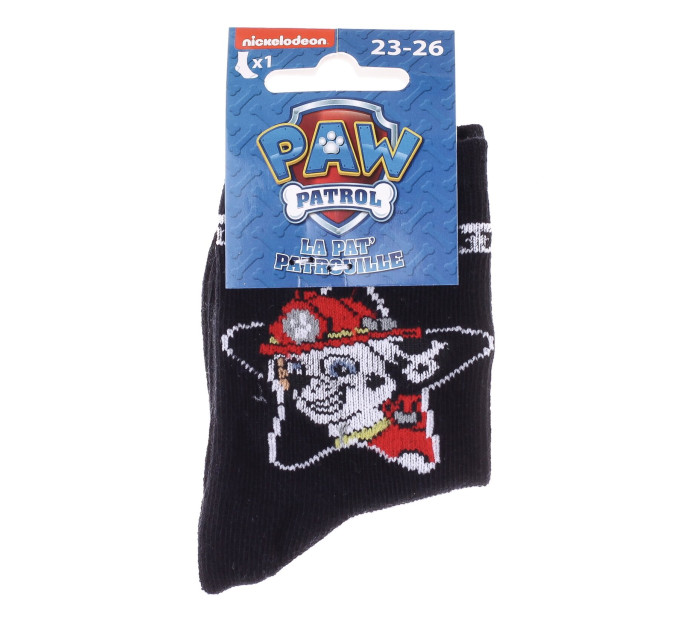 Шкарпетки PAW Patrol Tete Marcus In Etoile 19-22 black 43890847-4