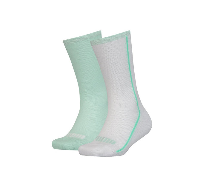 Шкарпетки Puma Girls' Mesh Socks 2-pack 27-30 light green/white 104006001-011 Шкарпетки Puma Girls' Mesh Socks 2-pack 27-30 light green/white 104006001-011