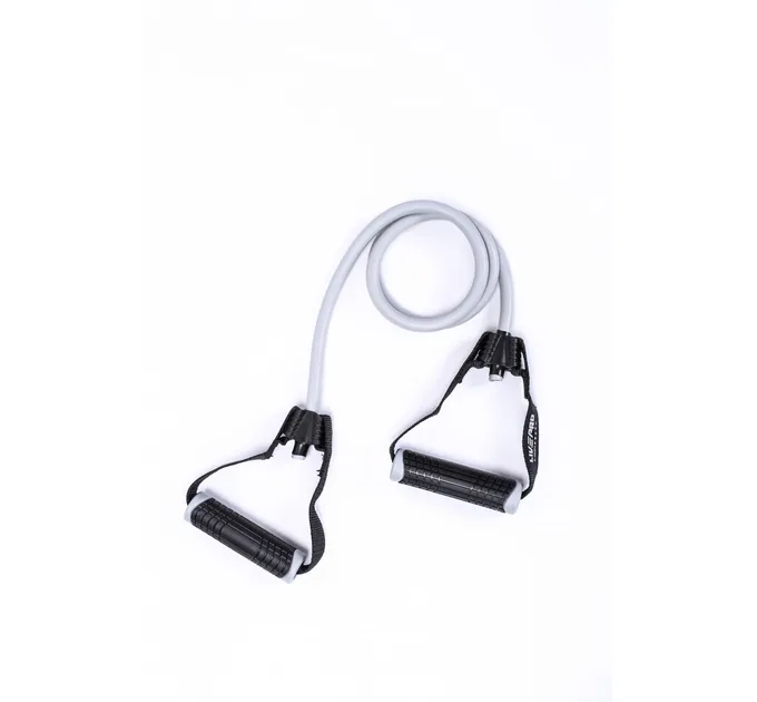 Еспандер трубчастий LivePro TONING TUBE PRO чорний, сірий 6х13х1200мм LP8405-XH