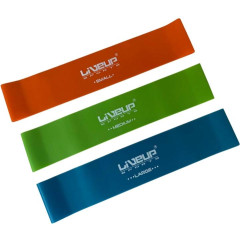 Набір фітнес гумок LiveUp EXERCISE LOOP помаранчевий, зелений, синій Уні 50х5 см LS3650C