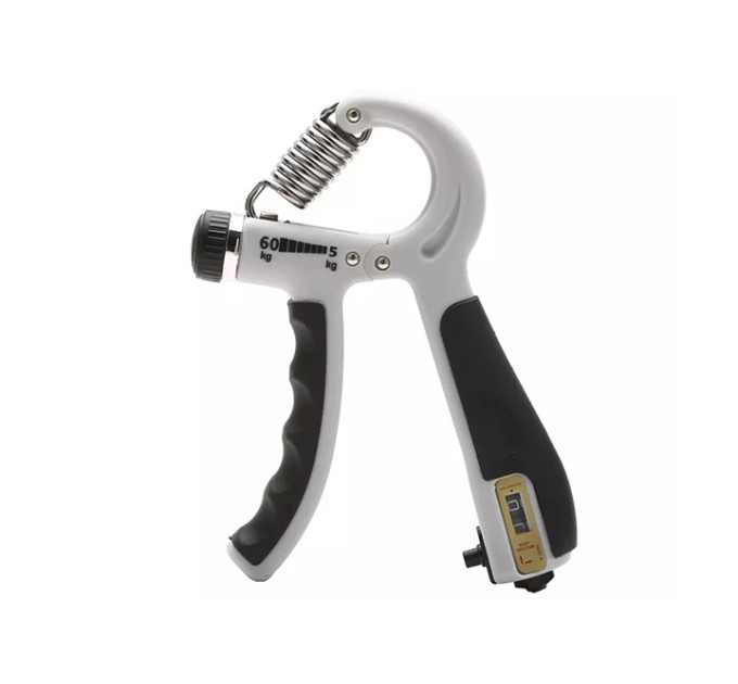 Еспандер кистьовий пружинний 5-60 кг EasyFit з лічильником