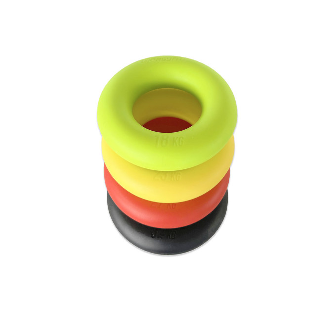 Еспандер кистьовий кільце EasyFit Ring 18 кг зелений