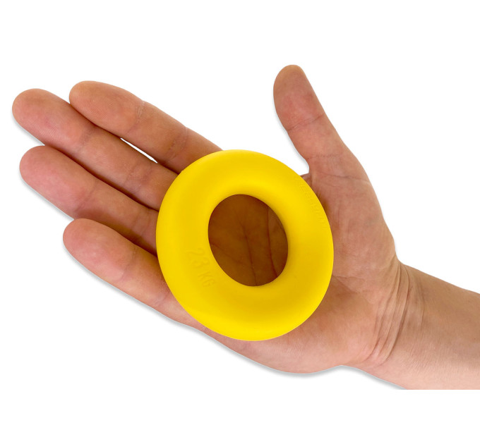 Еспандер кистьовий кільце EasyFit Ring 23 кг жовтий