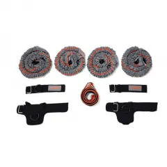 Набiр для тренувань LiveUP STRIKER TRAINING SYSTEM чорний, помаранчевий 9 предметів LS3666