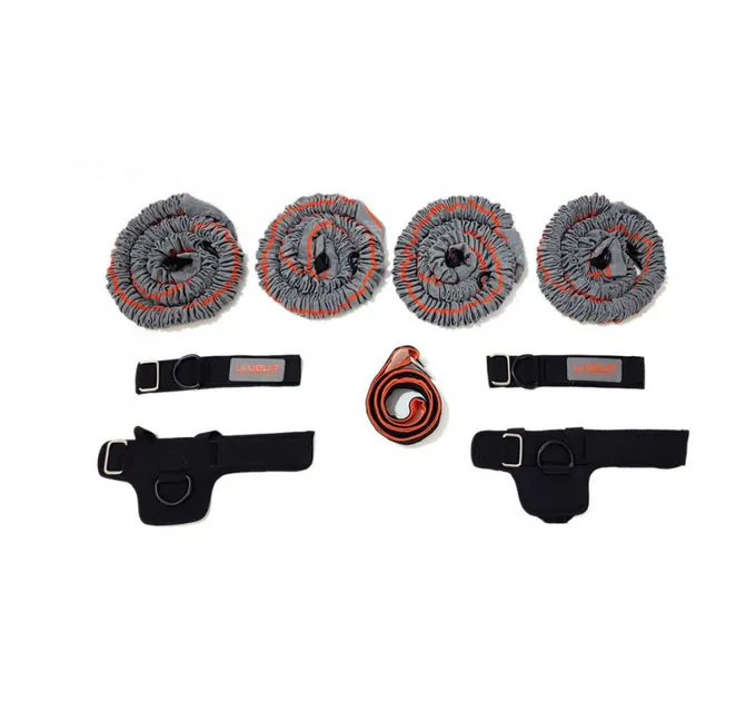 Набiр для тренувань LiveUP STRIKER TRAINING SYSTEM чорний, помаранчевий 9 предметів LS3666 Набiр для тренувань LiveUP STRIKER TRAINING SYSTEM чорний, помаранчевий 9 предметів LS3666