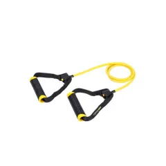 Еспандер трубчастий LivePro TONING TUBE PRO чорний, жовтий 6х10х1200мм LP8405-L