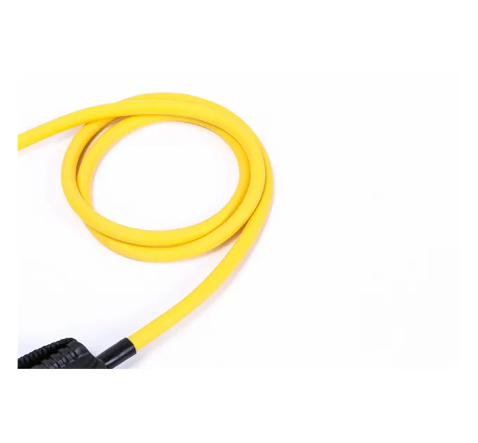 Еспандер трубчастий LivePro TONING TUBE PRO чорний, жовтий 6х10х1200мм LP8405-L