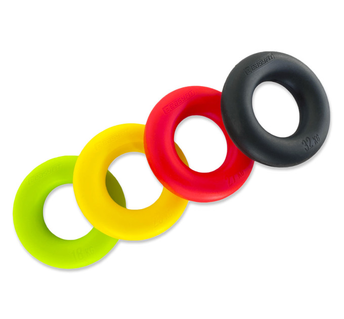 Еспандер кистьовий кільце EasyFit Ring 32 кг чорний