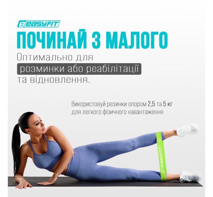 Резинки для фітнесу EasyFit набір з 7 штук