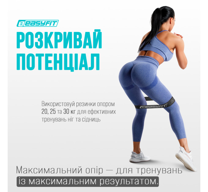 Резинки для фітнесу EasyFit набір з 7 штук