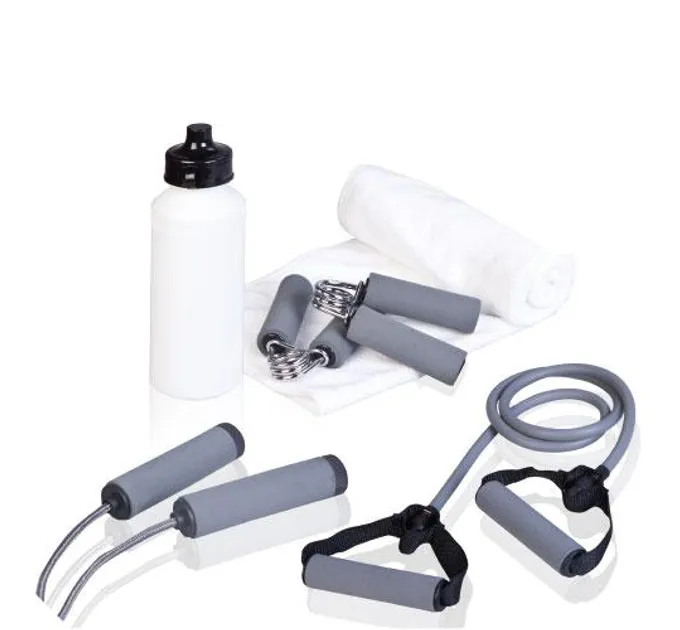 Набір для тренувань LiveUP TRAINING SET сірий 6 предметів LS3513